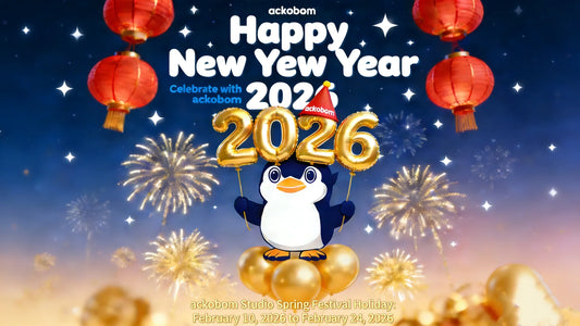 Ackobom Studio Spring Festival Holiday Notice