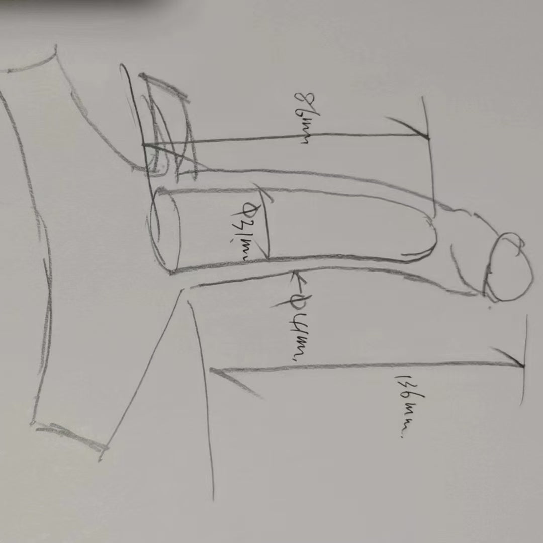 Ackobom LXE-03  All-in-one hollow inside wearable dildo pants